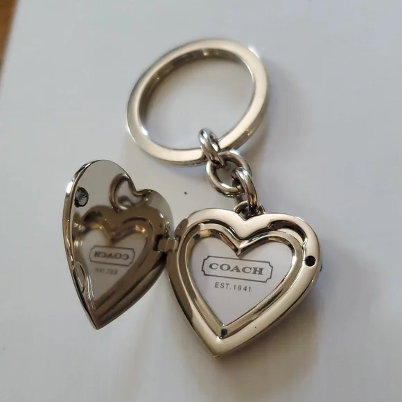 Coach Red Heart Keychain - Picture 2 of 4
